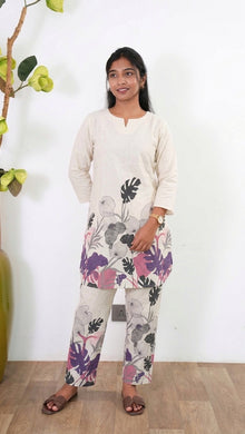 Coral reef cotton co-ords set